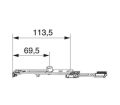 MACO horní ukončení s 90°omezením MULTI MATIC KS