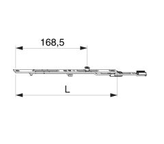 MACO Nadpojitelné prodloužení 235 mm MULTI-MATIC - Stříbrná