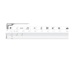 ROTO NT, NX otv.-sklop.351-480 mm převodovka - Stříbrná
