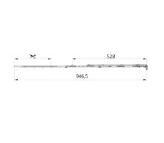MACO Nůžka pro šířku 1051-1300 mm MULTI-MATIC KS - Stříbrná, Pravá MACO Nůžka pro šířku 1051-1300 mm MULTI-MATIC KS - Stříbrná, Pravá