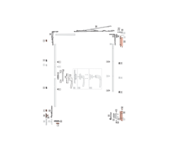 ROTO AL rámový závěs