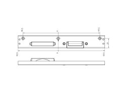 ROTO Hlavní dveřní uzávěr GEALAN PVC U-6/32/9