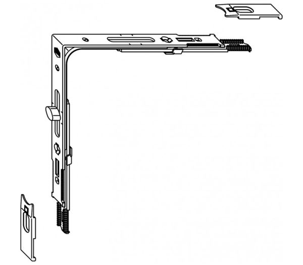 MACO rohový převod A 370-2350 mm 1VZ MULTI-TREND - Stříbrná