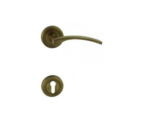 Interiérová klika COBRA 28-49-4-R - PZ bronz česaný