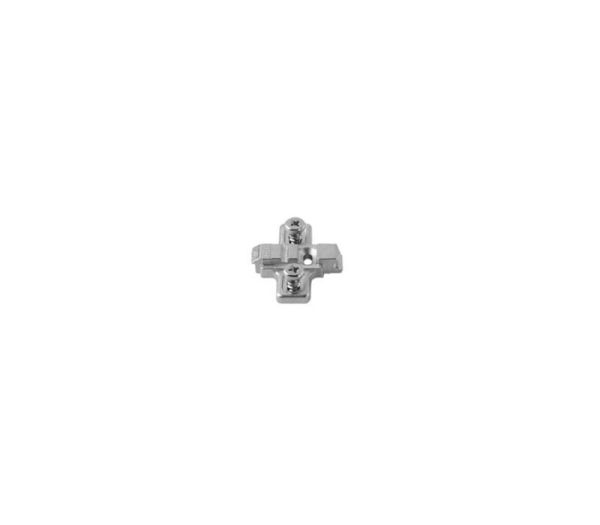 BLUM CLIP křížová mont.podložka,předm.syst.šrouby,VN: pozdl.otvor, 0mm