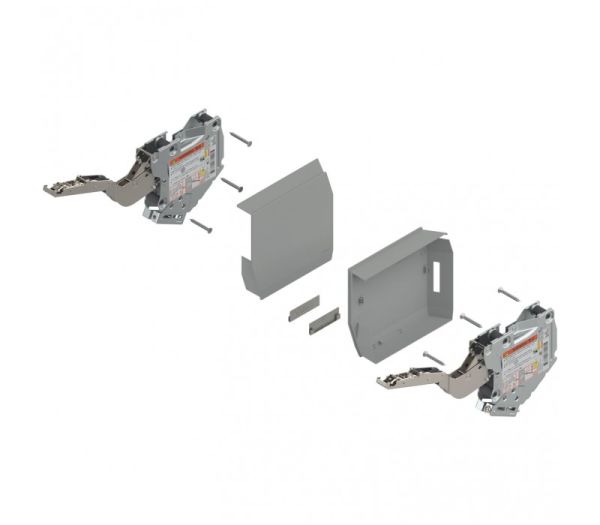 BLUM AVENTOS HK-S fak.výk 220-500, světle šedá, sada zdvihacích mechanismů