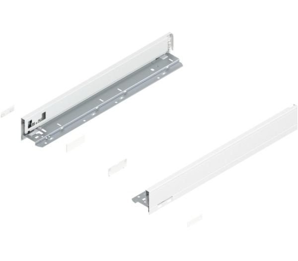 BLUM LEGRABOX pure bok výška N, md 450 mm, ocel hedvábně bílá-matná