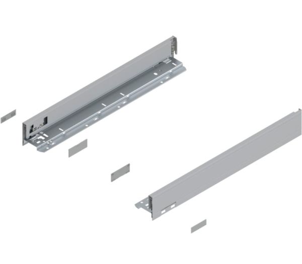 BLUM LEGRABOX pure bok výška N, md 450 mm, ocel Polar stříbrná - matná