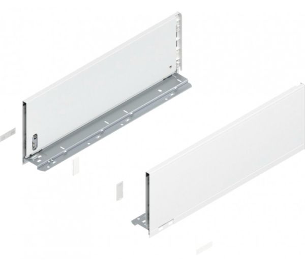 BLUM LEGRABOX pure bok výška C, md 350 mm, ocel hedvábně bílá-matná