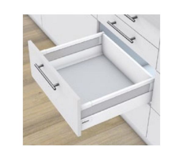BLUM TANDEMBOX antaro kompletní zásuvka s relingem délka 400mm, výška C, bílá