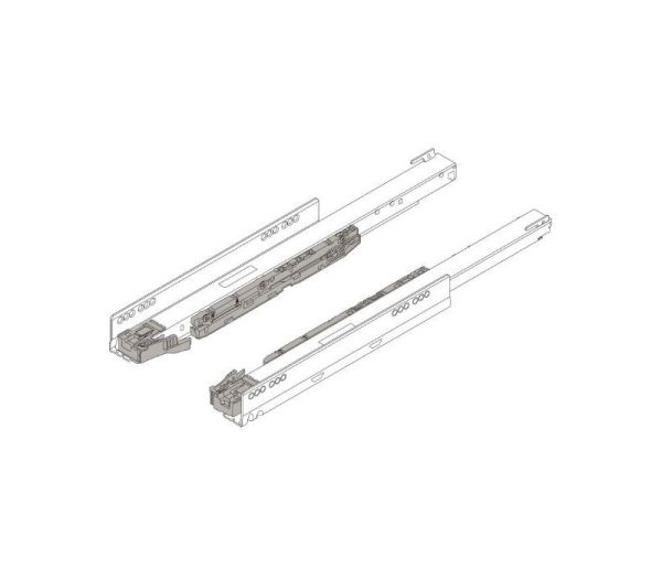 BLUM LEGRABOX korpusová lišta BLUMOTION S, md 450 mm, 70 kg pro F